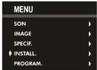 JVC AV21KT1S - INSTALL. Menu - 1