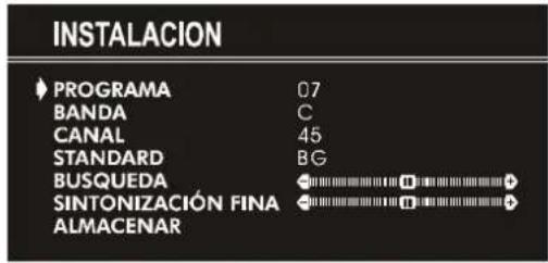 JVC AV21KT1B - Para programar un canal en un número de programa de la TV manualmente: - 1