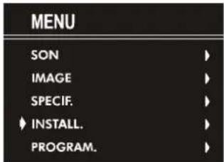 JVC AV21KT1B - INSTALL. Menu - 1