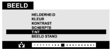 JVC AV21BT70EP - Tint instellen (alleen in AV-stand): - 1