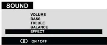 JVC AV21BT70EP - Setting EFFECT: - 1