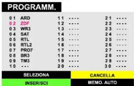 JVC AV21BT70EP - Menu programmazione - 1