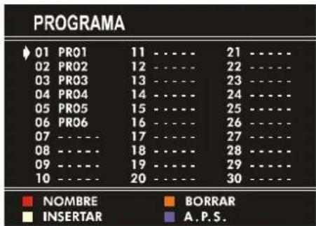 JVC AV14BM8EPS - MenuPrograma - 1