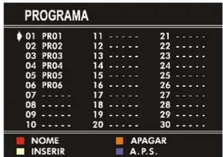 JVC AV14BM8EPS - Menu de Programa - 1
