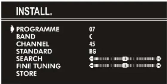JVC AV14BM8EPS - To programme a channel in a TV's programme number manually: - 1