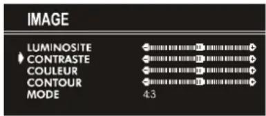 JVC AV14BM8EPS - Réglage du contraste : - 1