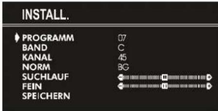 JVC AV14BM8EPS - So programmieren Sie einen Sender manuell auf einem Programmplatz: - 1
