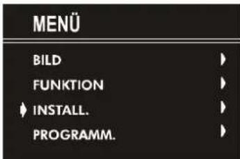 JVC AV14BM8EPS - Das Menu "Install." - 1