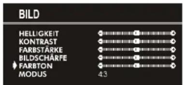 JVC AV14BM8EPS - Farbton einstellen (nur AV-Modus): - 1