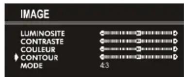 JVC AV14BM8EPS - Réglage de la contour : - 1