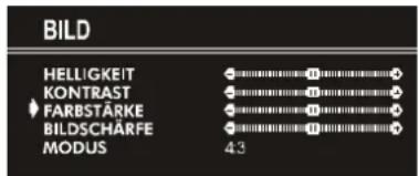 JVC AV14BM8EPS - Farbstärke einstellen: - 1