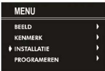 JVC AV14BM8EPS - Menu "INSTALLATIE" - 1