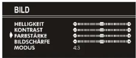 JVC AV21BJ8ENS - Farbstärke einstellen: - 1