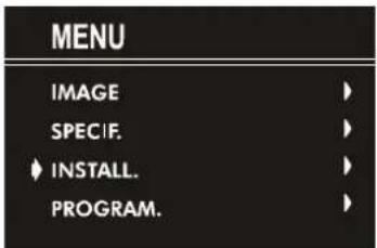 JVC AV21BJ8ENS - INSTALL. Menu - 1