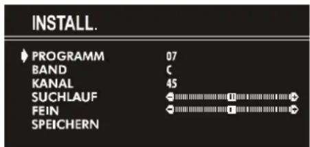 JVC AV21BJ8ENS - So programmieren Sie einen Sender manuell auf einem Programmplatz: - 1