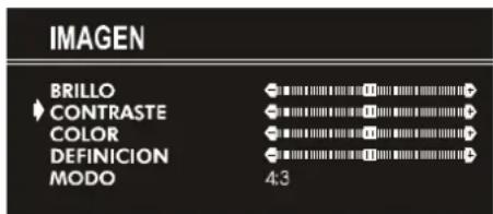 JVC AV14BM8ENS - Configuración del Contraste: - 1
