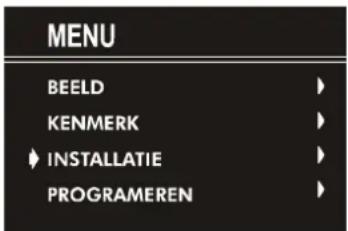 JVC AV14BM8ENS - Menu "INSTALLATIE" - 1