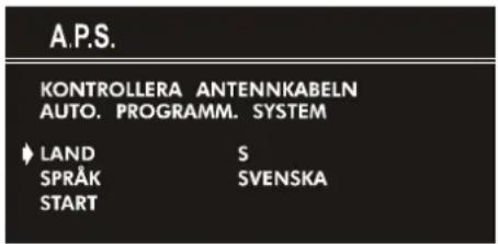 JVC AV14BM8ENS - Inledande inställningar - 1