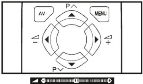 JVC AV14BJ8ENS - Volume instellen - 1