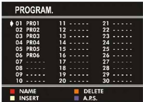 JVC AV14BJ8ENS - Program. (Programming) Menu - 1