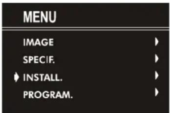 JVC AV14BJ8EPS - Menu INSTALL. - 1