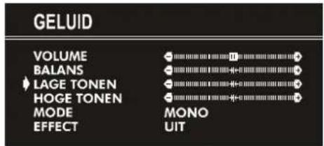 JVC AV21KT1BPF - Balans instellen: - 2