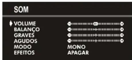 JVC AV21KT1BPF - Configuração do Volume: - 1