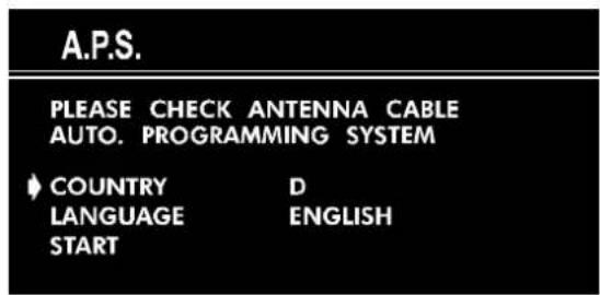 JVC AV21KT1SPF - Initial Settings - 1