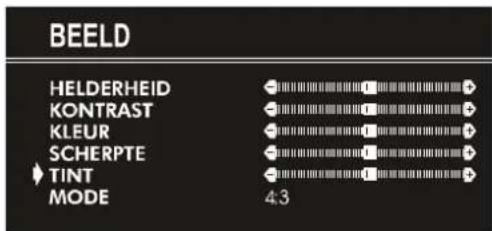 JVC AV21KT1SPF - Tint instellen (alleen in AV-stand): - 1