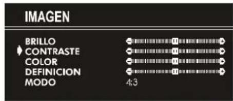 JVC AV21KT1SPF - Configuración del Contraste: - 1