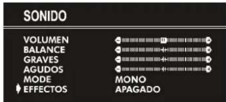 JVC AV21KT1SPF - Selección de Efectos: - 1