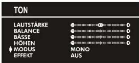 JVC AV21KT1SPF - Modus auswahlen: - 1
