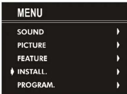 JVC AV21KT1SPF - Install. Menu - 1
