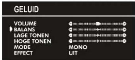 JVC AV21KT1SPF - Balans instellen: - 1
