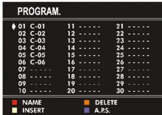 JVC AV21KT1SPF - Program. (Programming) Menu - 1