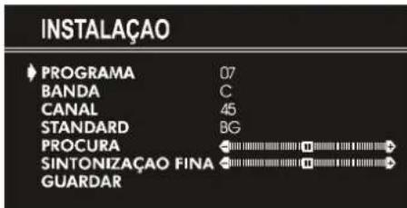 JVC AV21KT1SPF - Para Programas um canal manualmente: - 1