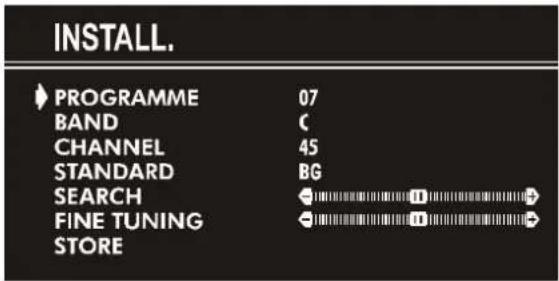 JVC AV21BJ8EPS - To programme a channel in a TV's programme number manually: - 1