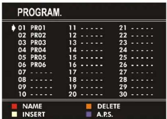 JVC AV21BJ8EPS - Program. (Programming) Menu - 1