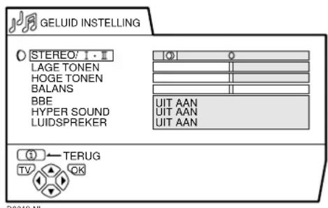 JVC AV32H20EU - GELUID INSTELLING - 1