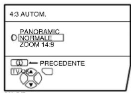 JVC AV32H20EU - Selezionare 4:3 AUTOM. e quindi premere il tasto OK. - 1
