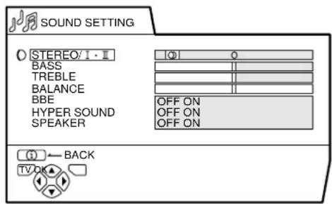 JVC AV32H20EU - SOUND SETTING - 1