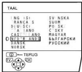 JVC AV32H20EU - Kies TAAL en druk hierna op de toets OK - 1