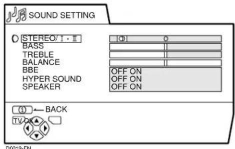 JVC AV28X28EU - SOUND SETTING (definição do som) - 1