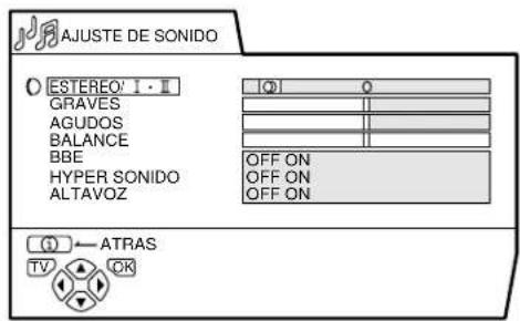 JVC AV28X28EU - AJUSTE DE SONIDO - 1