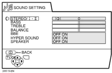 JVC AV28X28EU - SOUND SETTING - 1