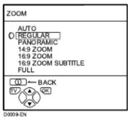 JVC AV28X28EU - ■ Seleção do modo de ZOOM - 1