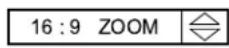 JVC AV28X25EU - Press the OK button to display the ZOOM mode indication - 1