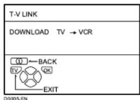 JVC AV28X25EU - Prima o botão CK para visualizar o menu T-V LINK - 1