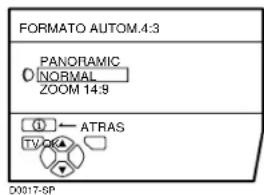 JVC AV28H20EU - Seleccione FOrmATO AUTOM.4:3 y, a continuacion, pulse el boton OK - 1