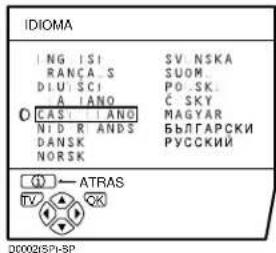 JVC AV28H20EU - Seleccione IDIOMAY, a continuacion, pulse el boton OK - 1
